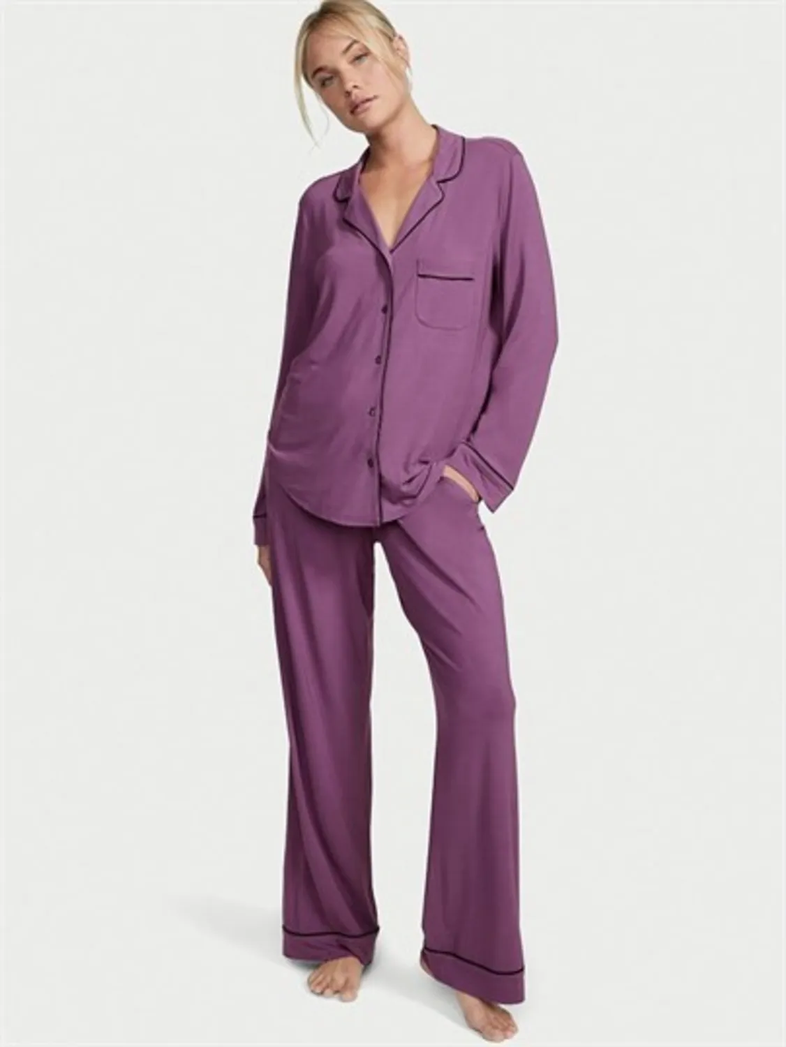 Modal Uzun Pijama Takımı