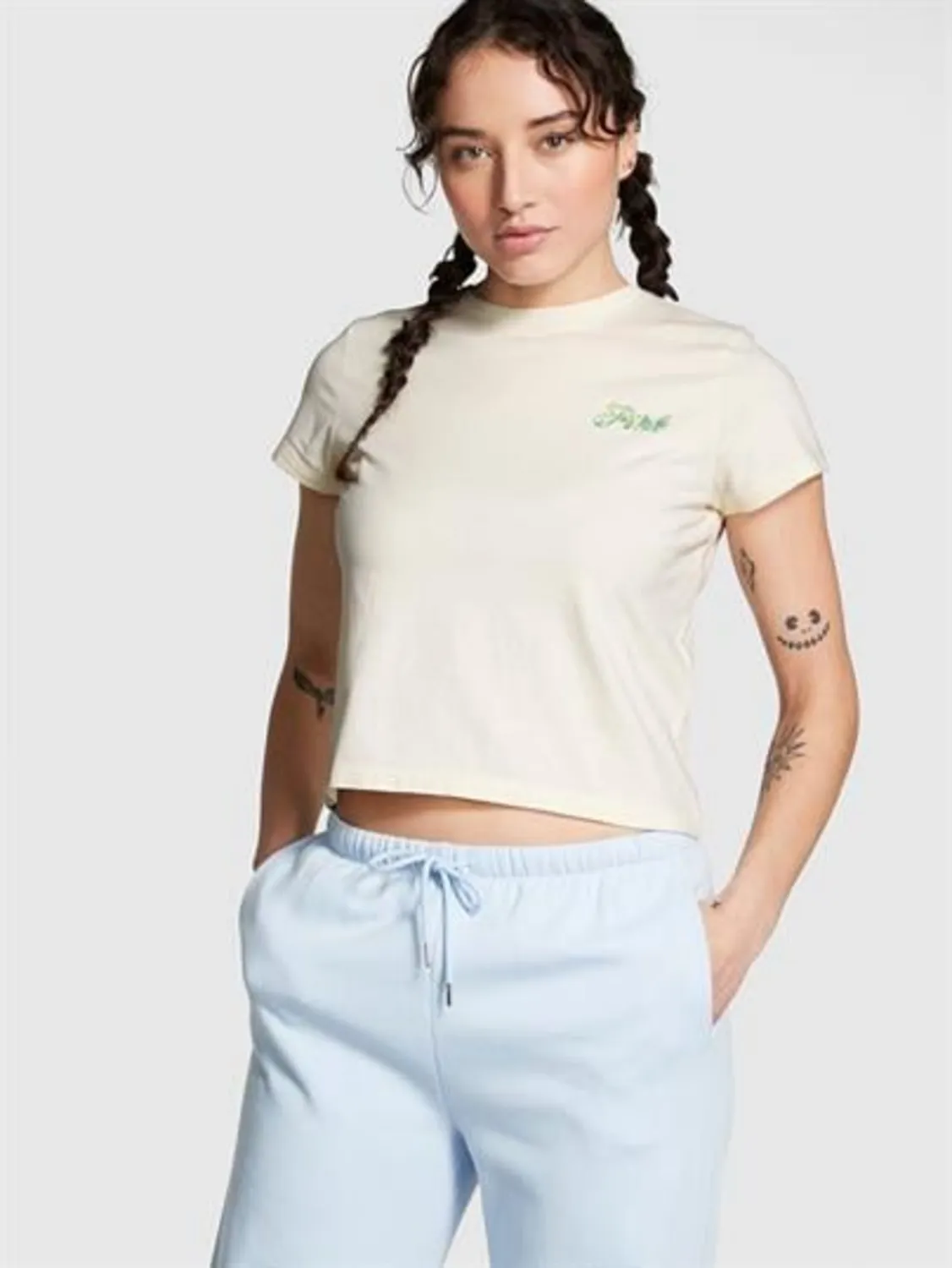 Pamuklu Kısa Kollu Tişört