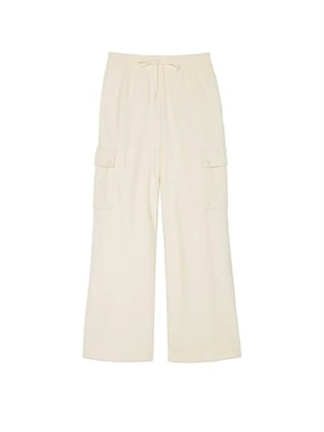 PINK Mikro Polar Geniş Paça Kargo Pantolon