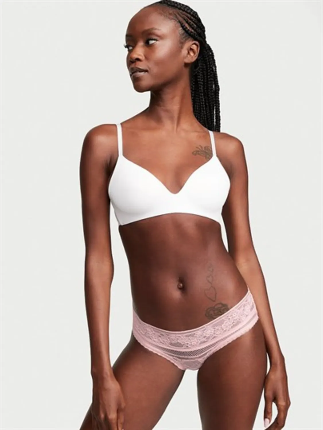 The Lacie Çiçek Şeritli Hiphugger Külot