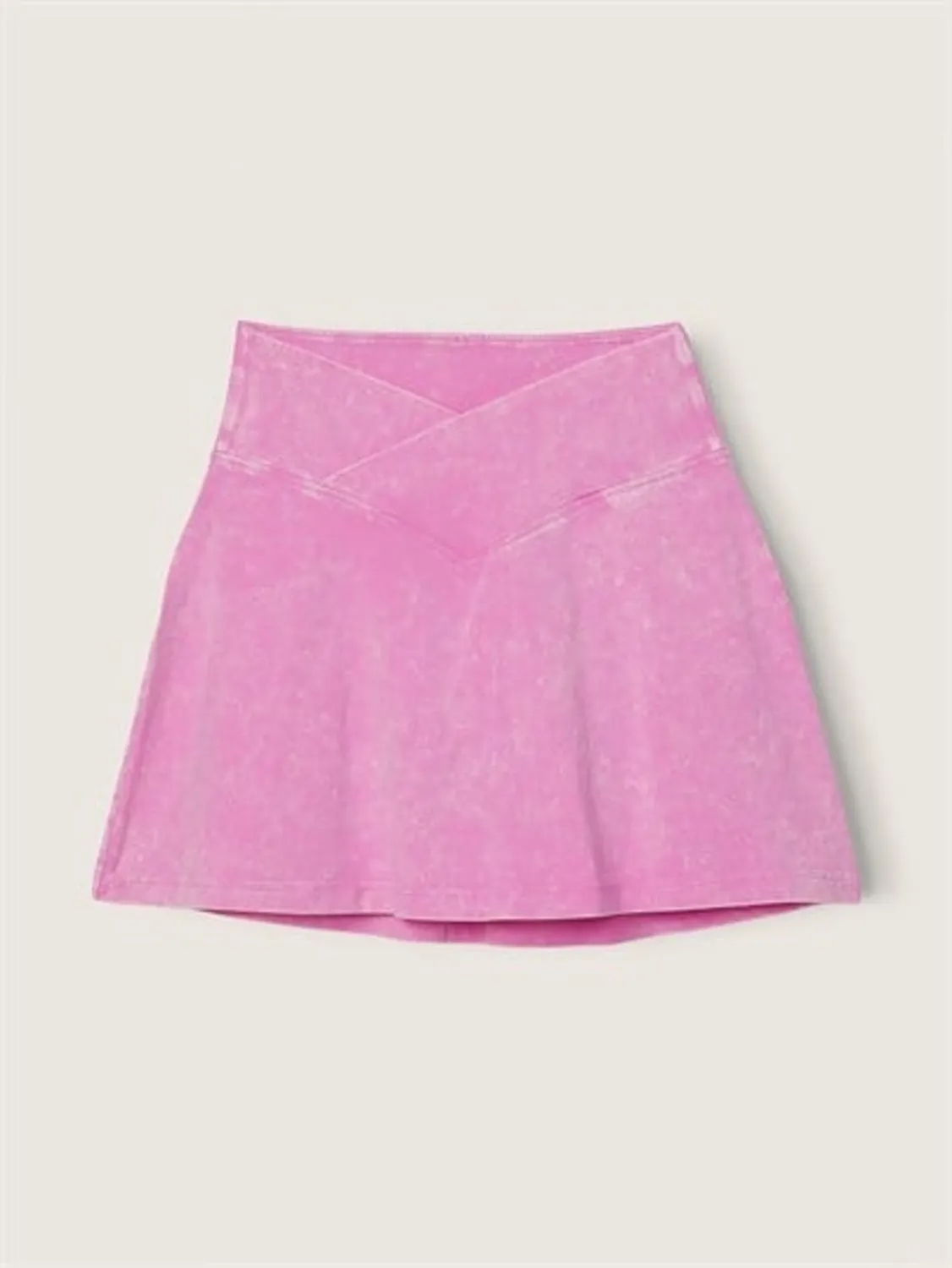 V Çapraz Yüksek Bel Şort Etek