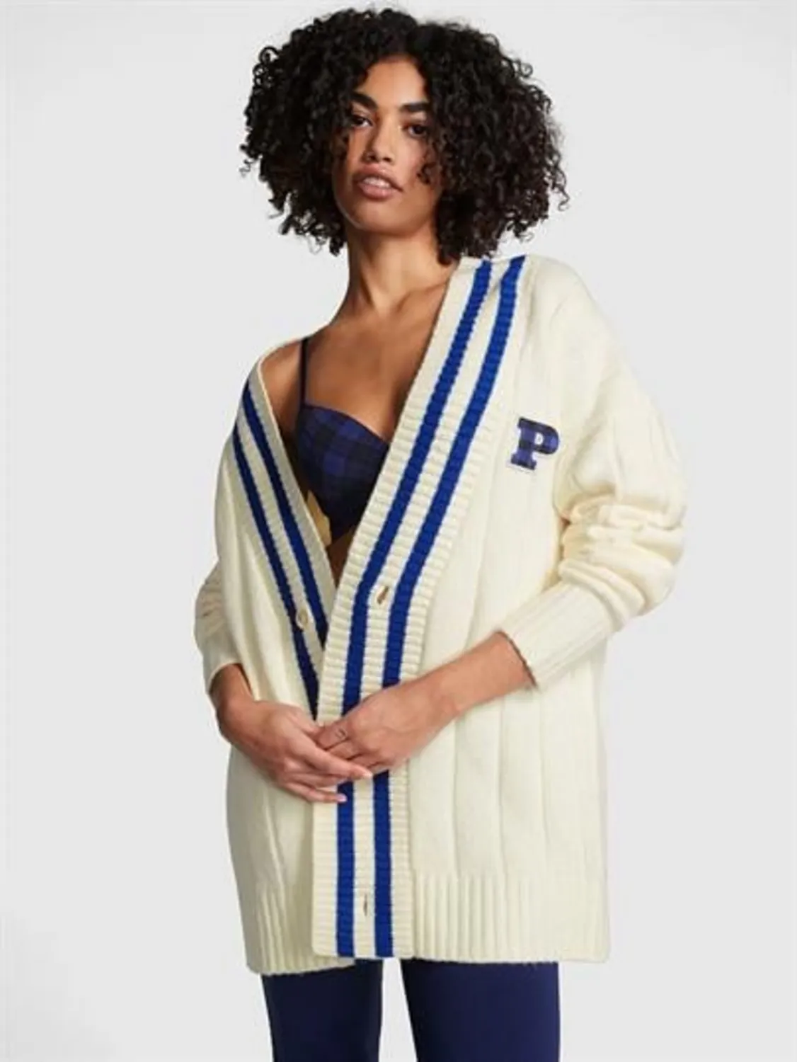 Varsity Örgü Hırka