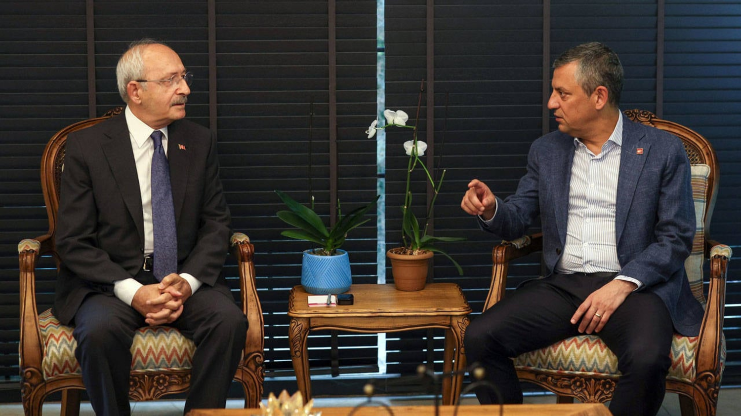 Özgür Özel'den Kemal Kılıçdaroğlu'na taziye ziyareti