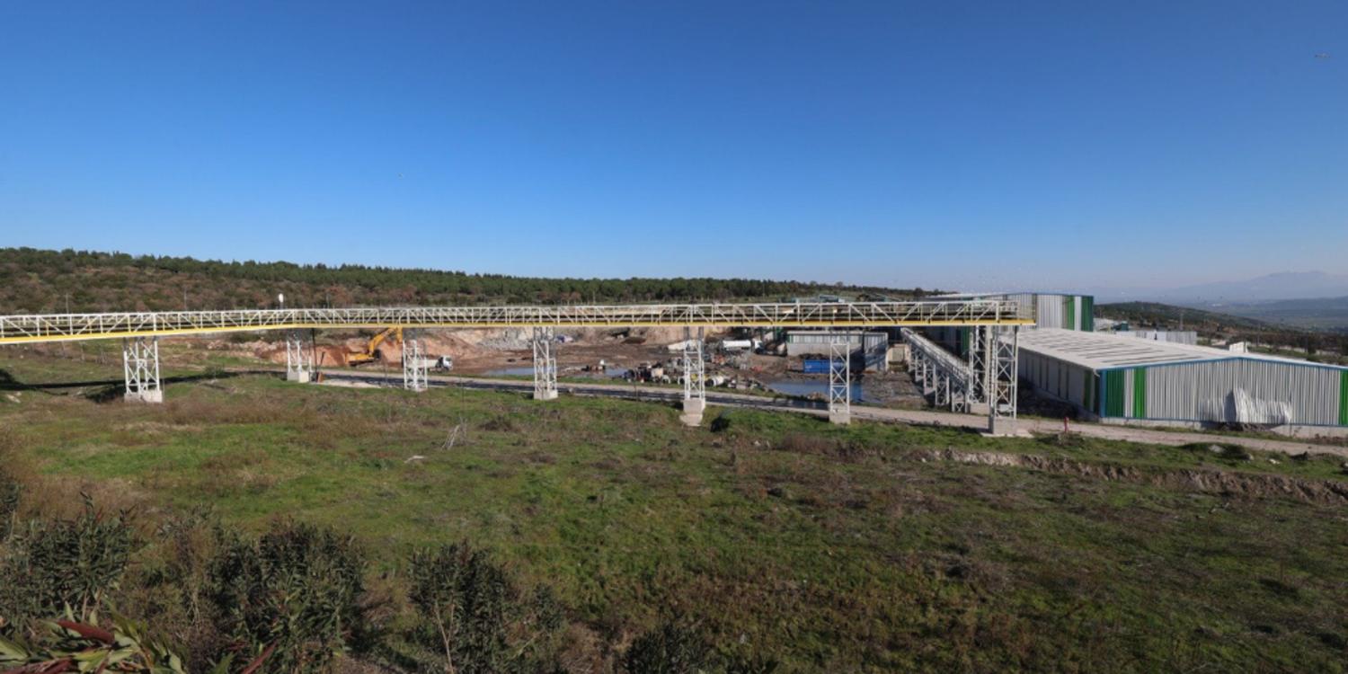 Bergama’da evsel atık sızıntı sularının arıtılması için tesis kuruldu