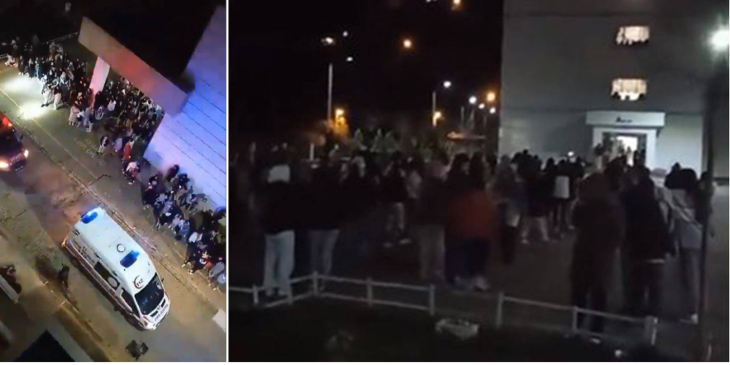 Giresun'da KYK yurdunda asansör düştü