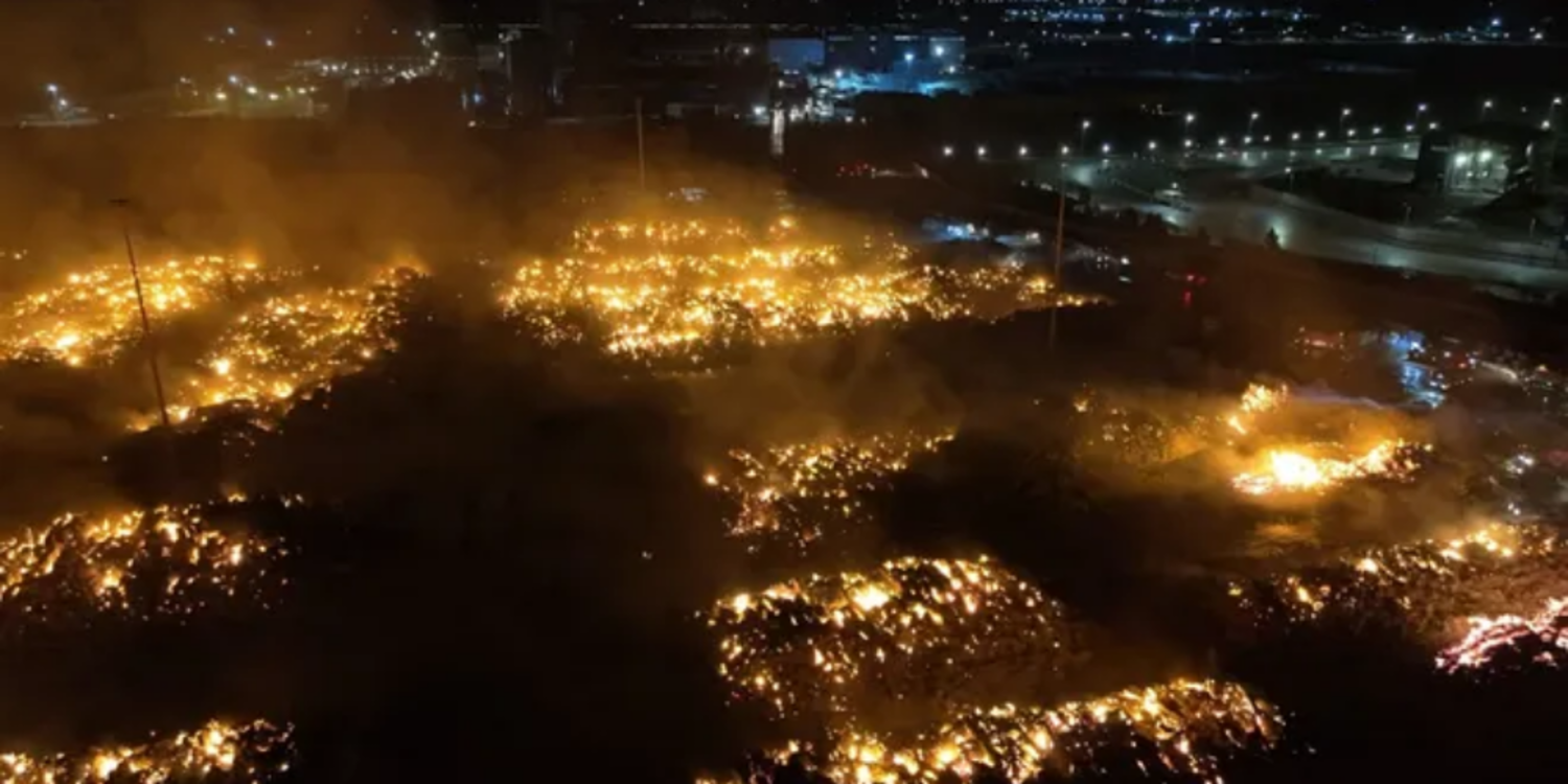 Aydın'da kağıt fabrikasındaki yangında 29 saat geride kaldı
