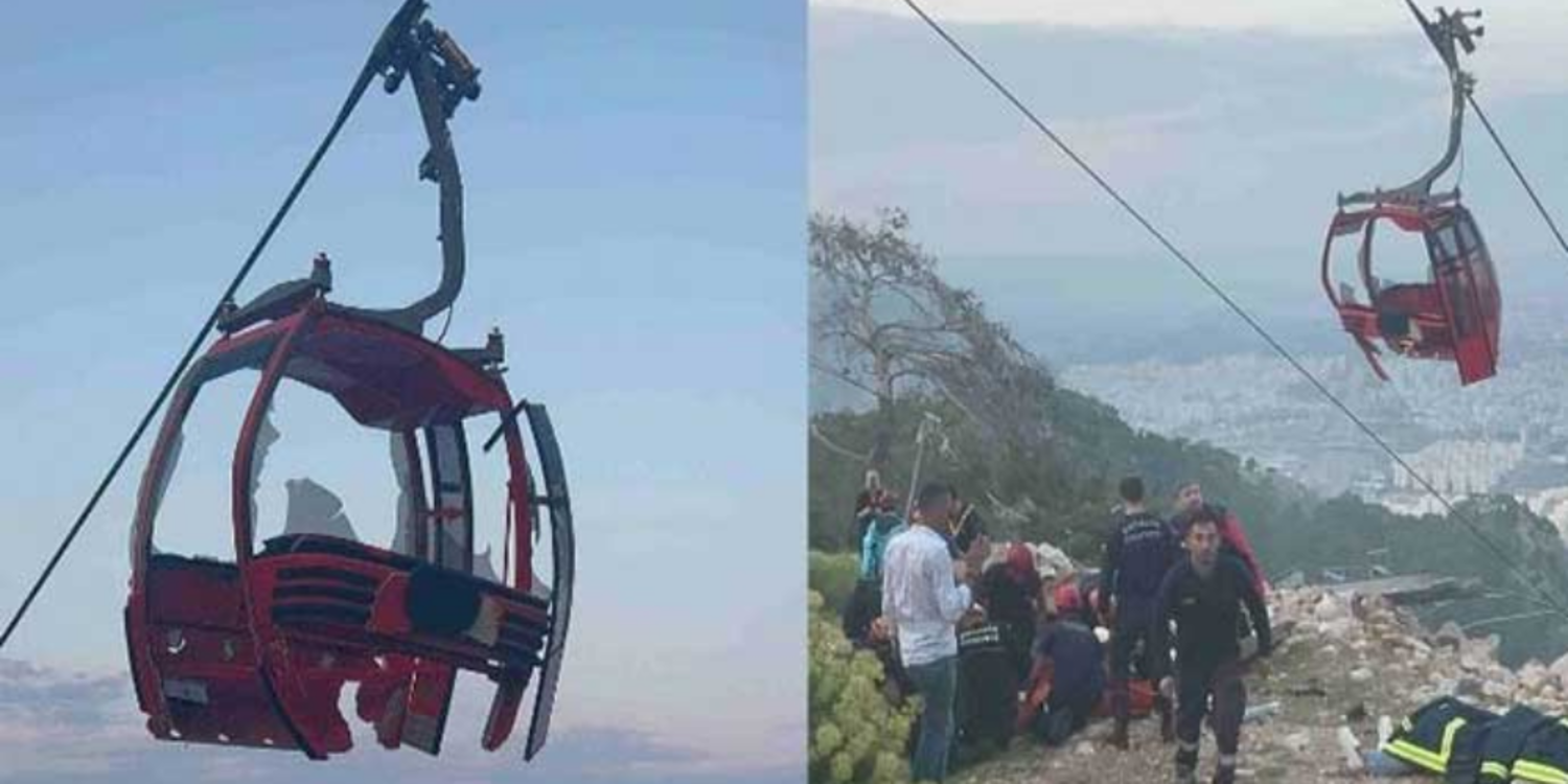 Antalya'da teleferik faciası