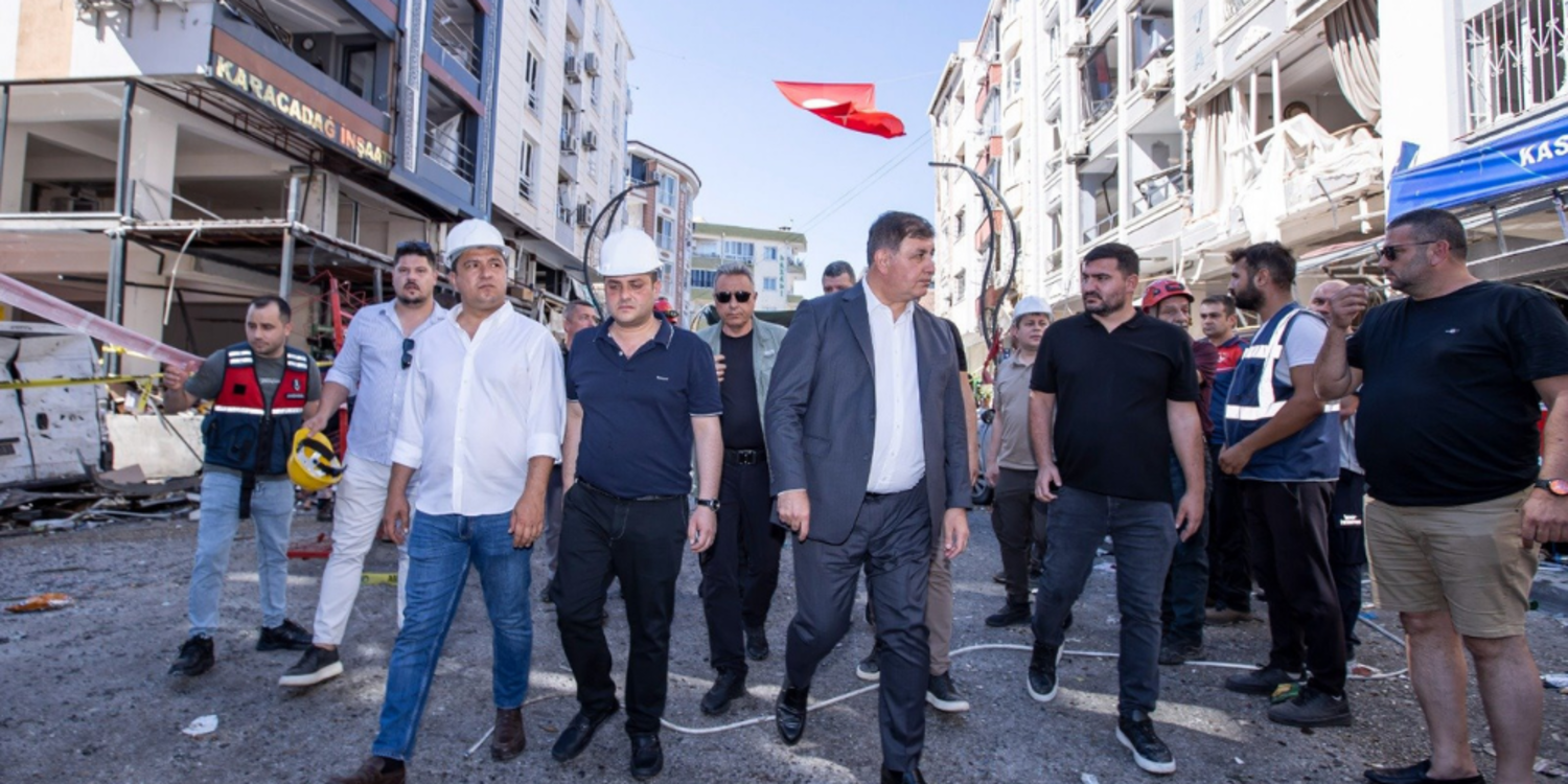 Cemil Tugay patlama bölgesinde