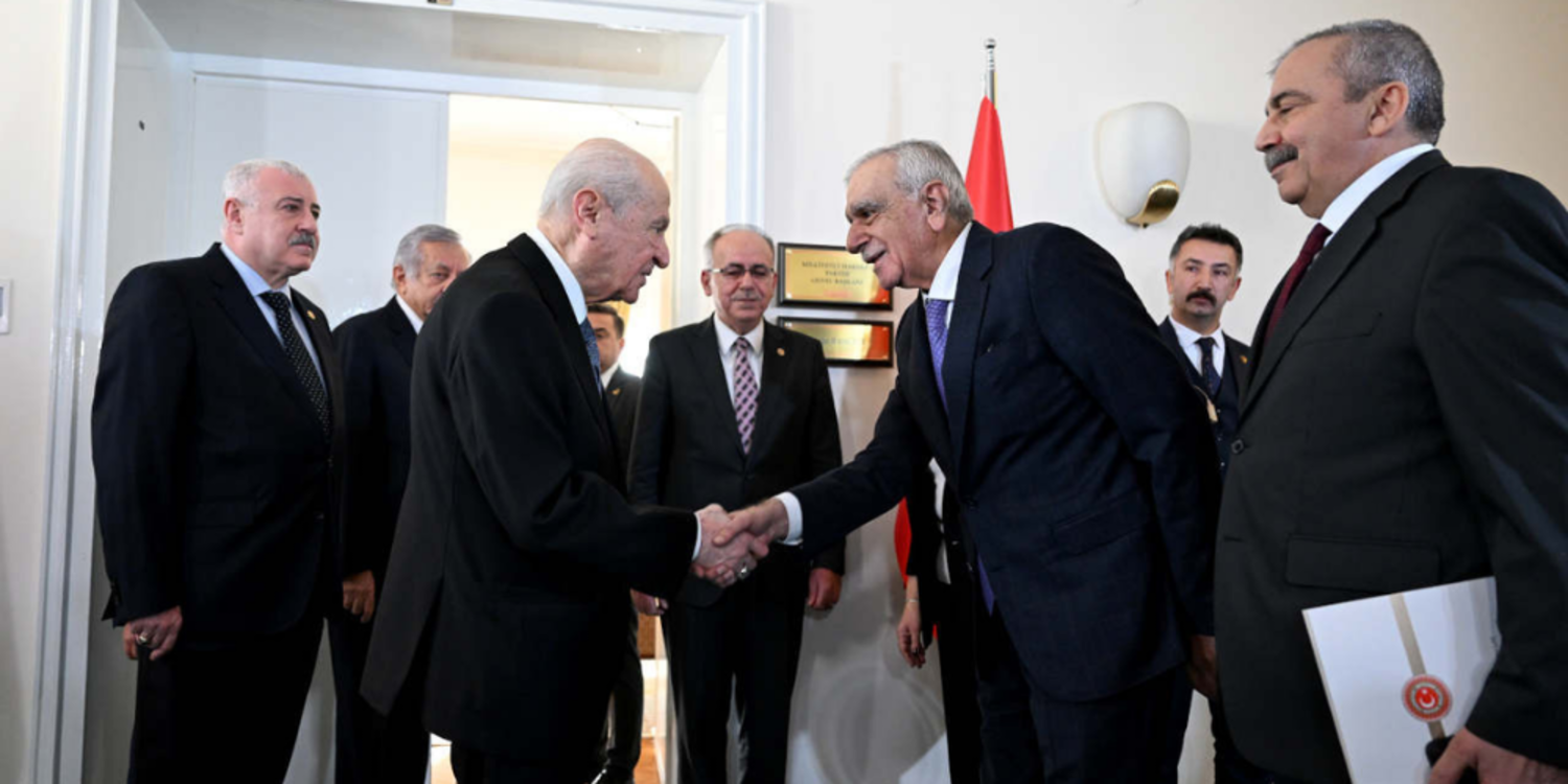 DEM Parti-Bahçeli görüşmesi 40 dakika sürdü