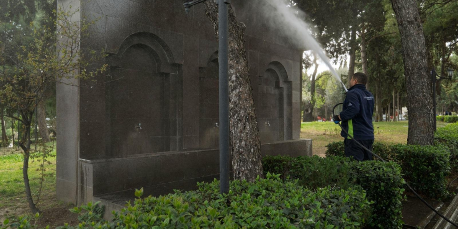 Büyükşehir’den 18 Mart öncesi şehitliklere özel bakım