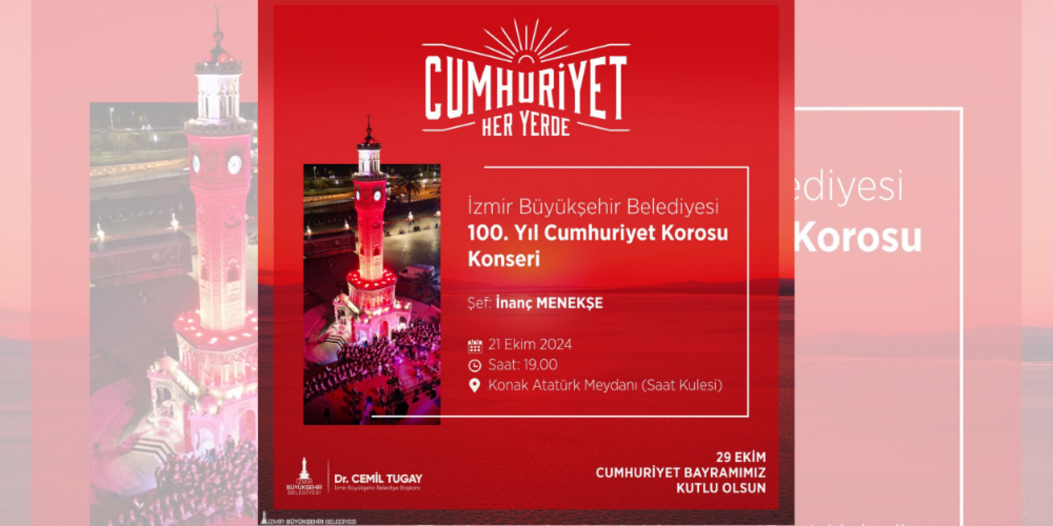 Cumhuriyet Bayramı’na özel 100. Yıl Cumhuriyet Korosu konseri