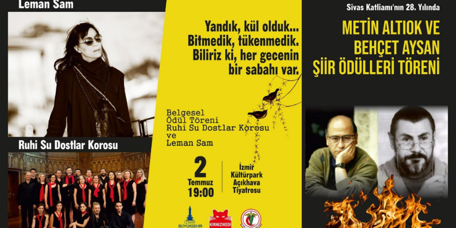 Sivas Katliamı’nın 28. yıldönümünde iki şairin izinde