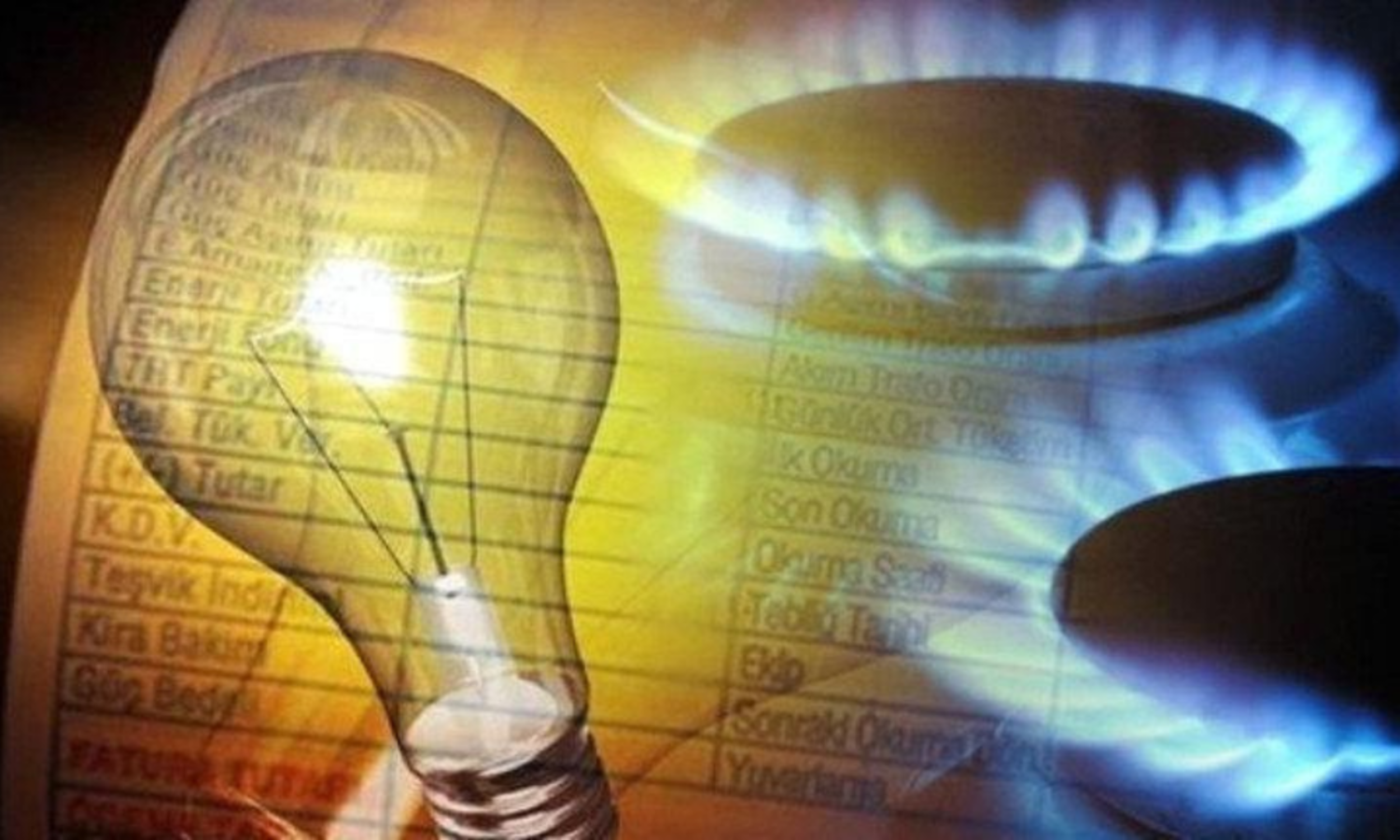 Elektrik ve Doğalgaza “yüzde oranı” olarak iki misli zam!