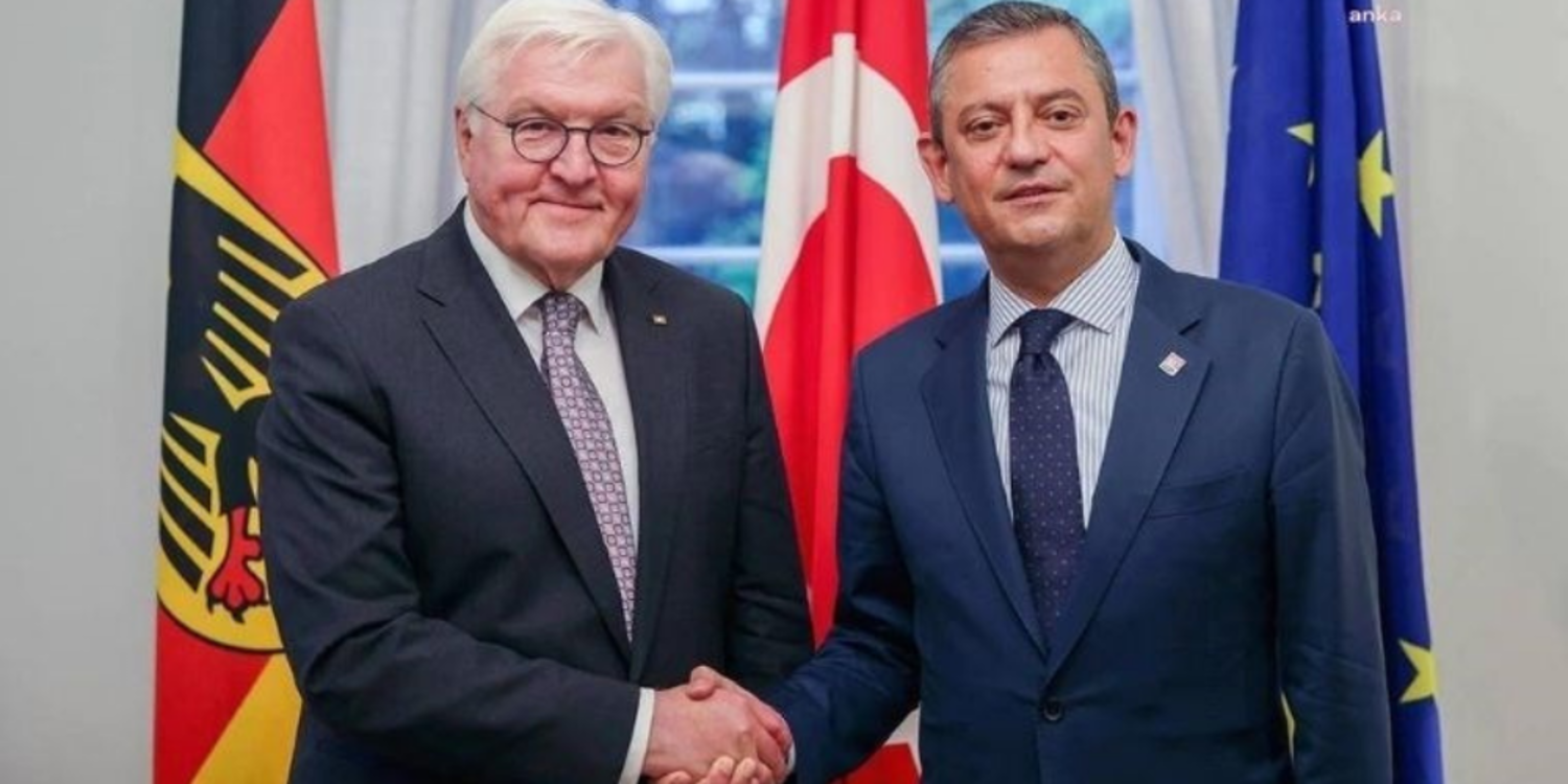Steinmeier ile CHP lideri Özel bir araya geldi