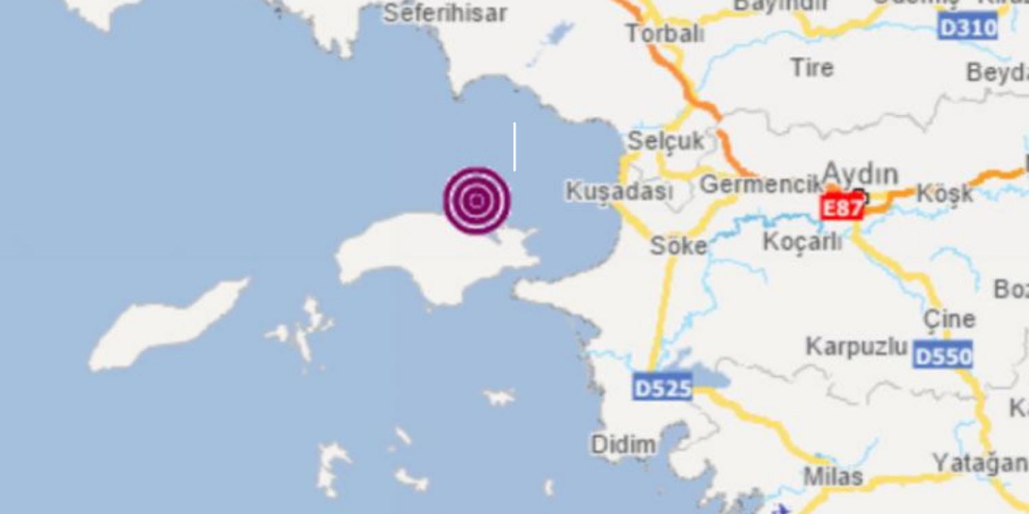 Sallanıyoruz; İzmir / Karaburun’dan sonra Kuşadası’nda da deprem…