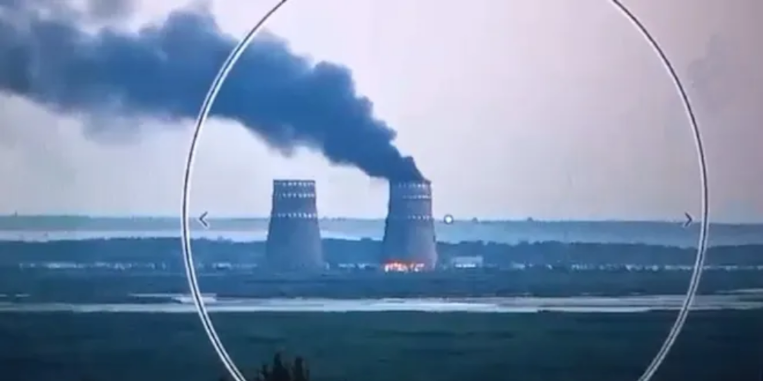 Zaporijya nükleer santralinde yangın