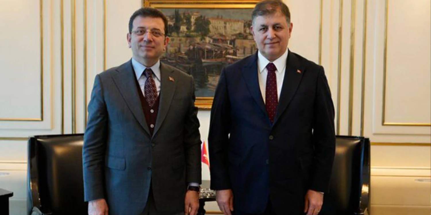 İmamoğlu, İzmir Büyükşehir Belediye Başkanı Cemil Tugay ile görüştü