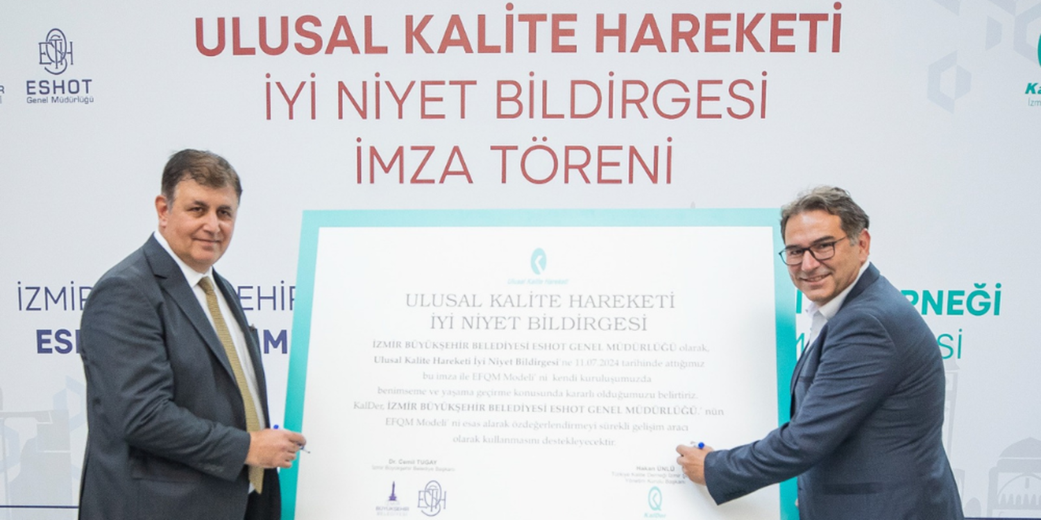 ESHOT Ulusal Kalite Hareketi imzacısı oldu