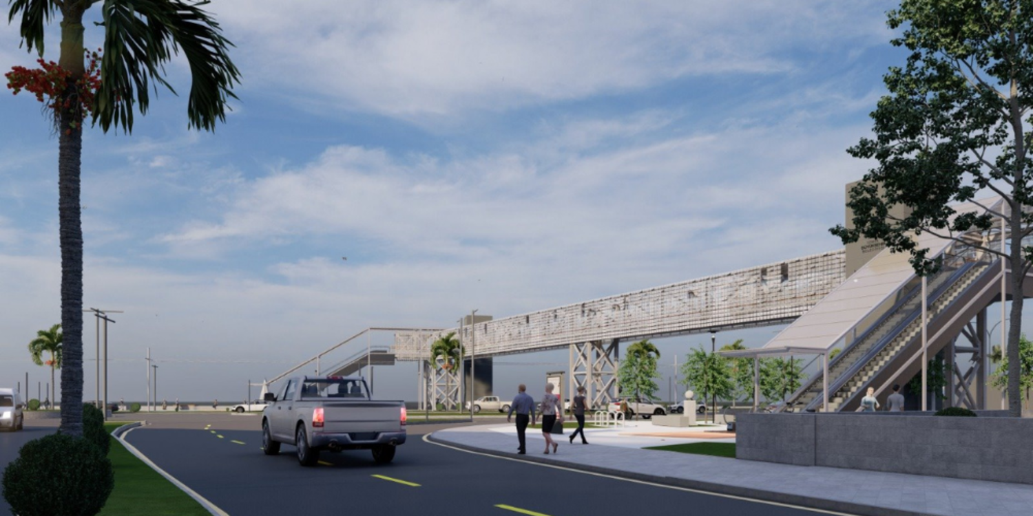 Yeni üst geçit Mustafa Kemal Sahil Bulvarı’na nefes aldıracak