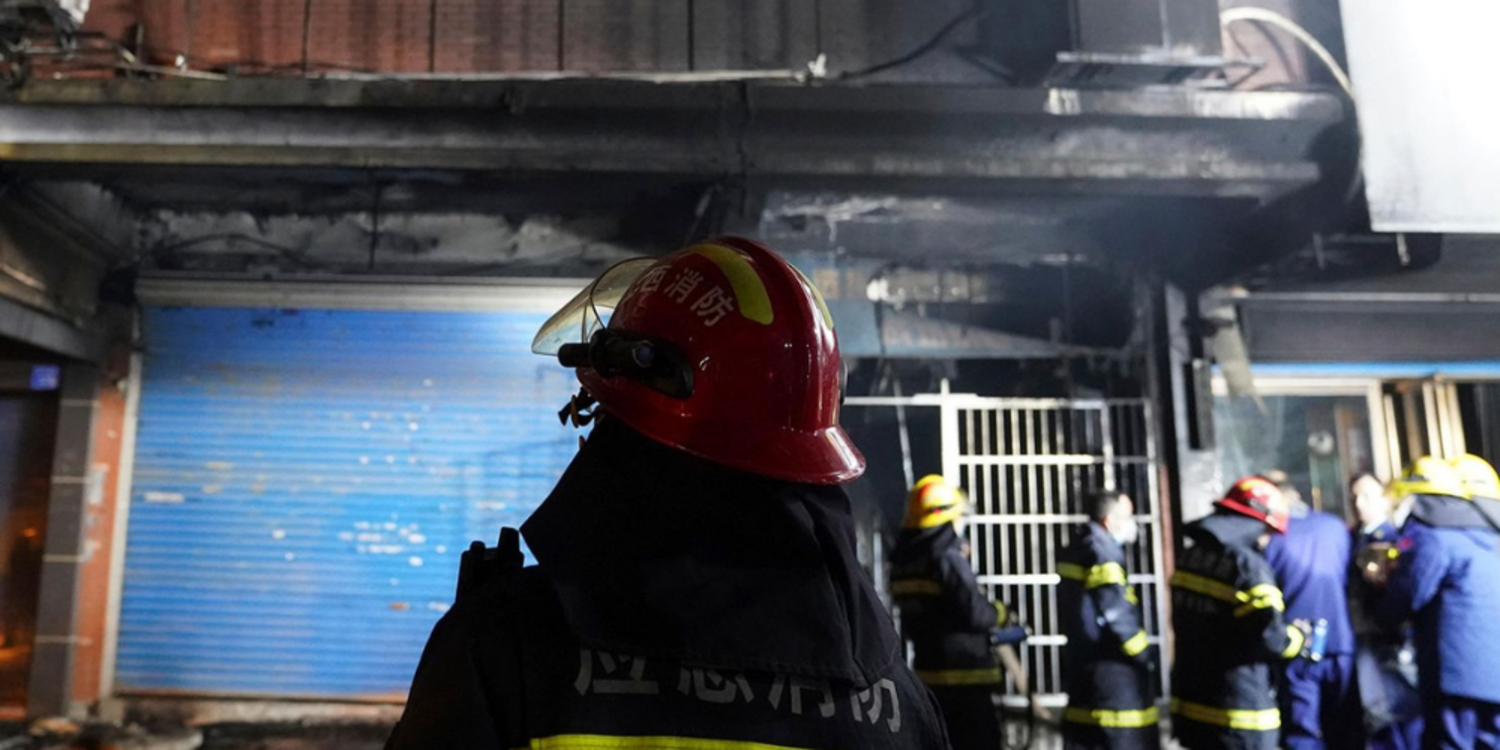 Çin'de yangın: 39 ölü