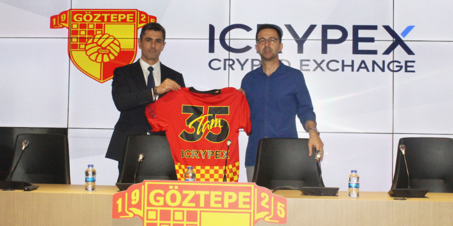 Göztepe'nin Forma Kol Sponsoru ICRYPEX Oldu