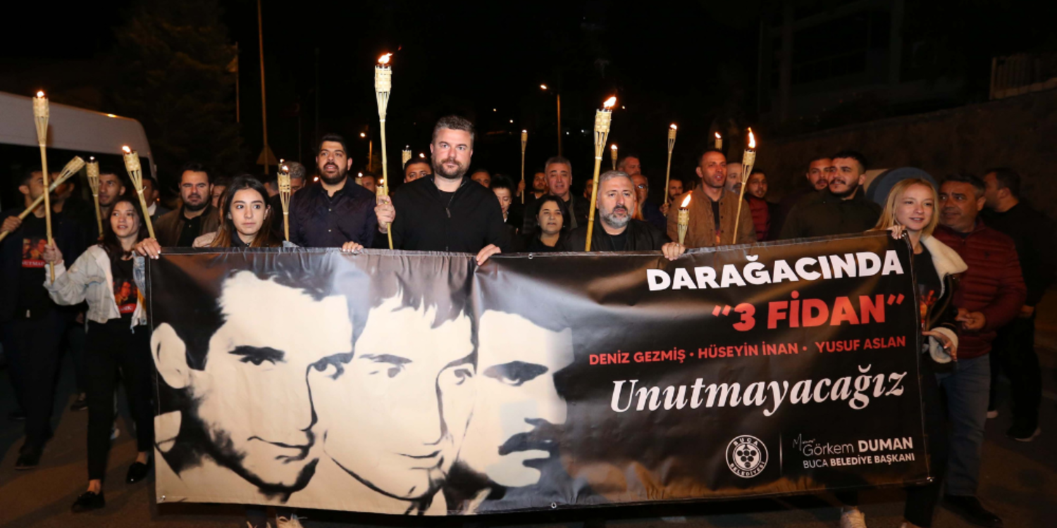 Buca ‘üç fidan’ı unutmadı