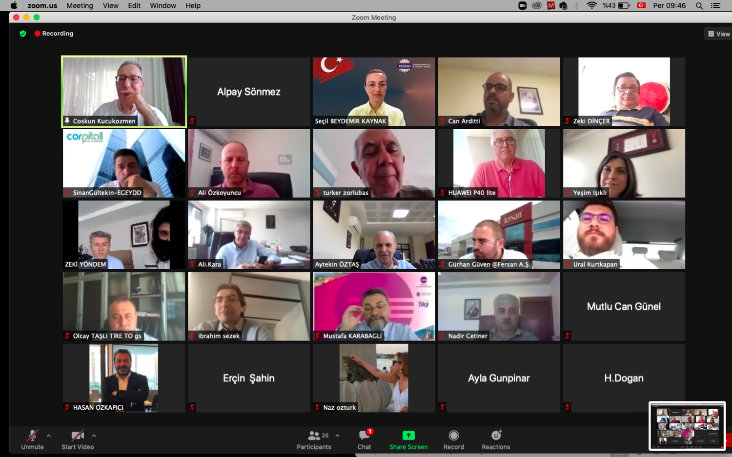 KESİAD Perşembe toplantıları çevrimiçi sürüyor