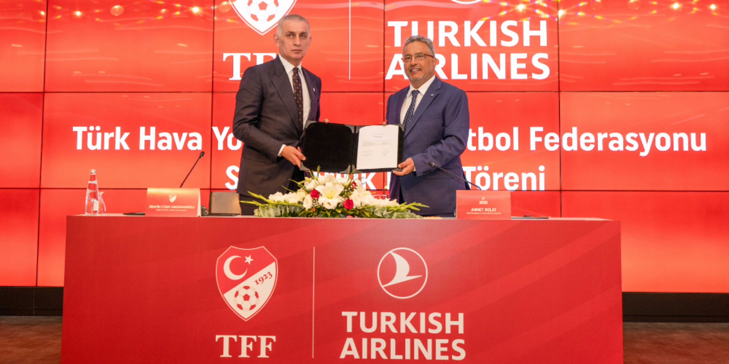 THY, Türkiye Futbol Federasyonu ile sponsorluk anlaşması imzaladı