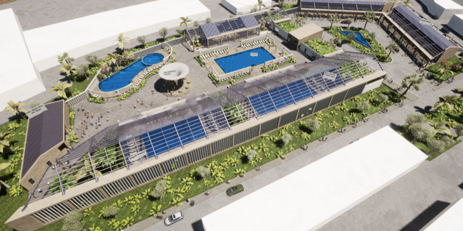 Ilıca Günübirlik Termal Tesisleri’nin yüzde 65’i bitti