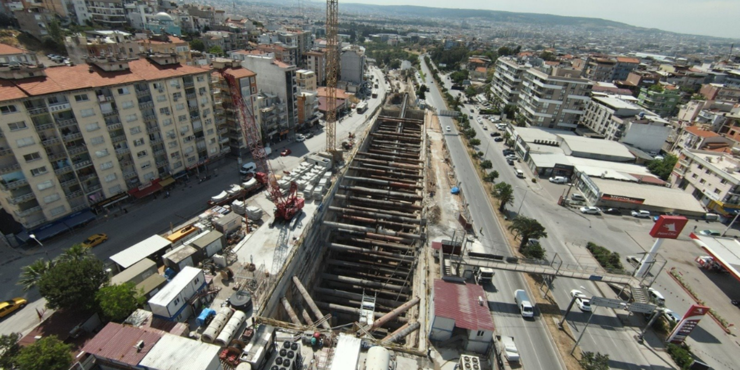 Buca Metrosu’nda tünel kazıları ilerliyor