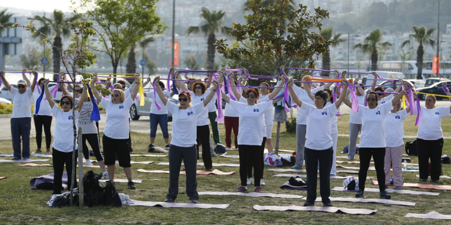 Konak’ta açık havada spor keyfi başlıyor
