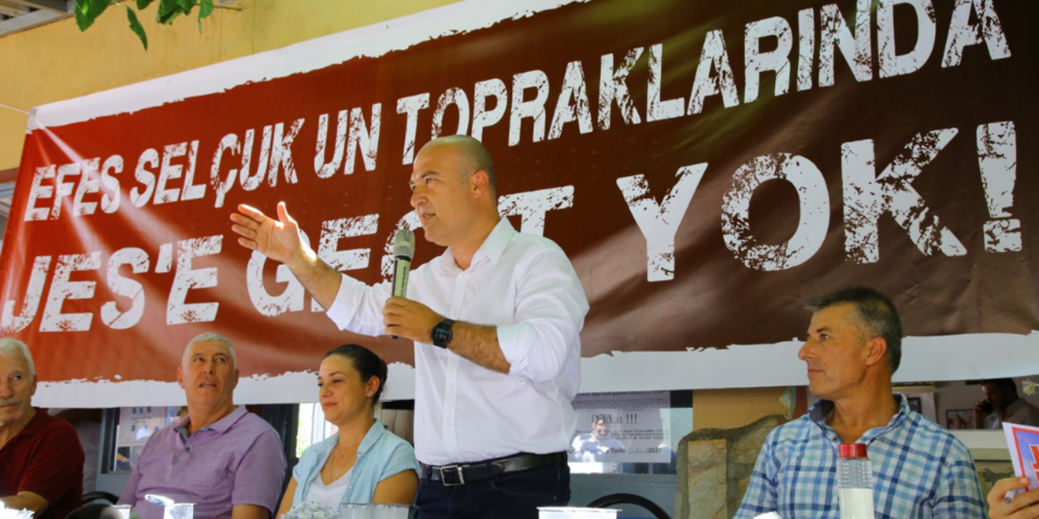 JES’lere direnen Gökçealan Köylülerine Milletvekilerinden destek