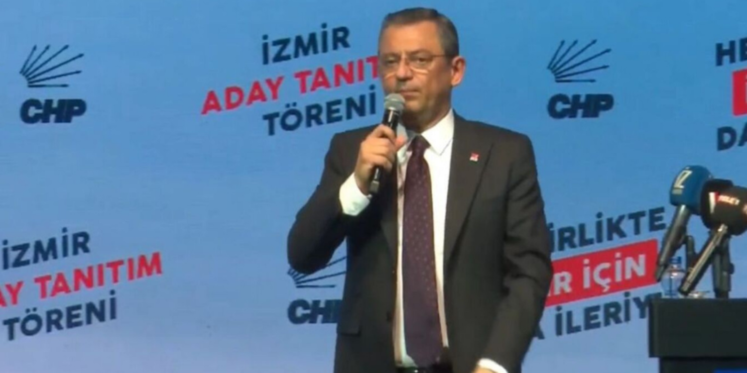 Özgür Özel İzmir'de anket sonuçlarını duyurdu