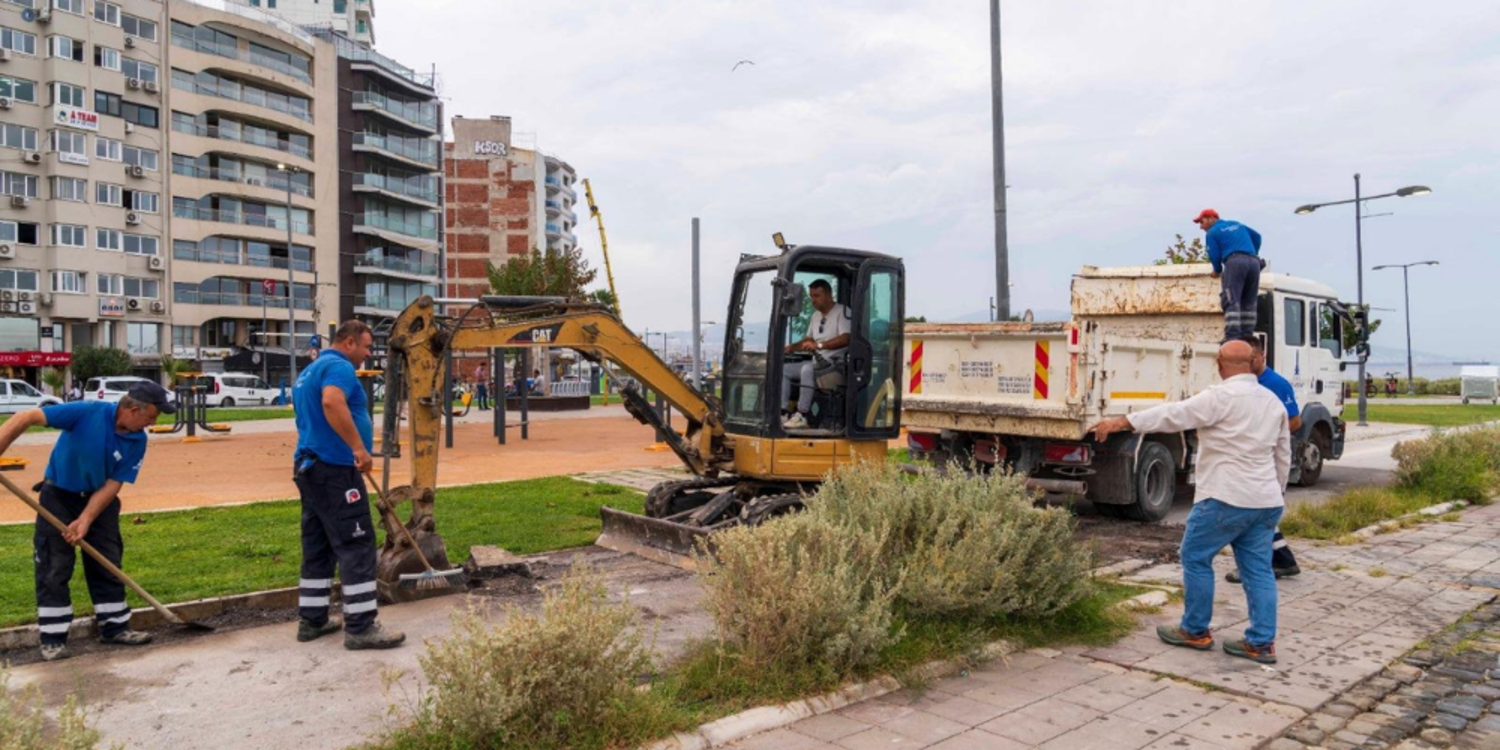 Kordon’da deniz taşkınlarına karşı önlem