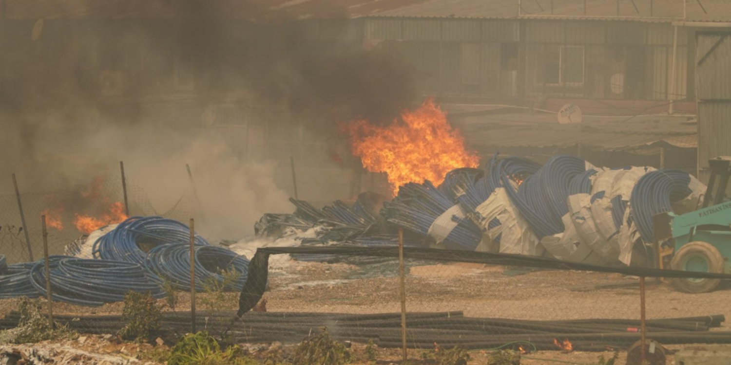 Karşıyaka’nın ciğerleri yanıyor