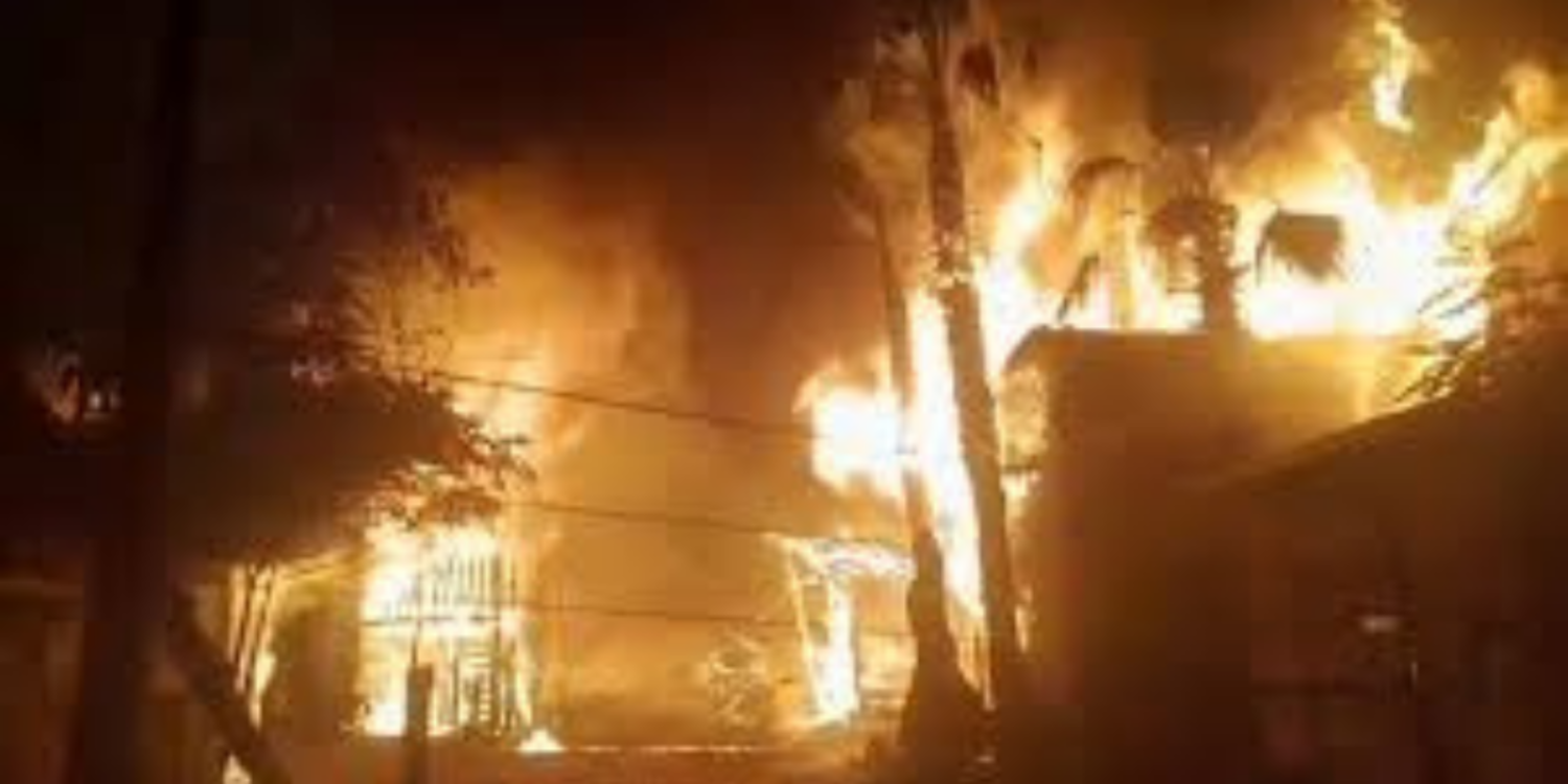 Kadir'in Ağaç Evleri tamamen yandı